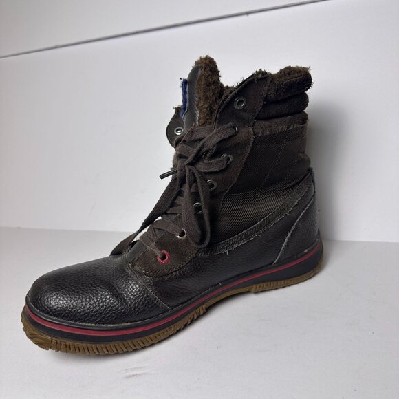 Pajar Canada Trooper Waterproof Winter Boots Brown Leather Shoes Men Sz 12 - Picture 1 of 11